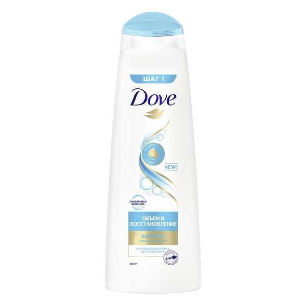 Шампунь объем и восстановление Hair Therapy Dove/Дав 380мл